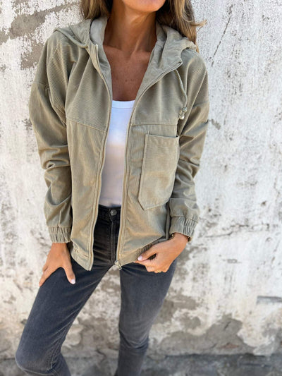 Isabella™  Casual jacket with hood and zip