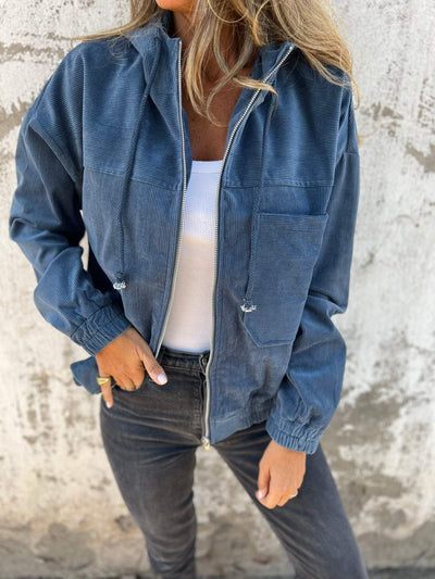 Isabella™  Casual jacket with hood and zip