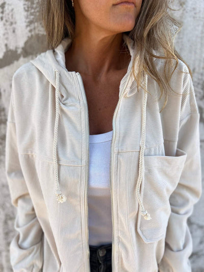 Isabella™  Casual jacket with hood and zip