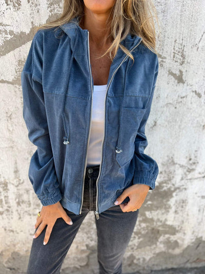 Isabella™  Casual jacket with hood and zip