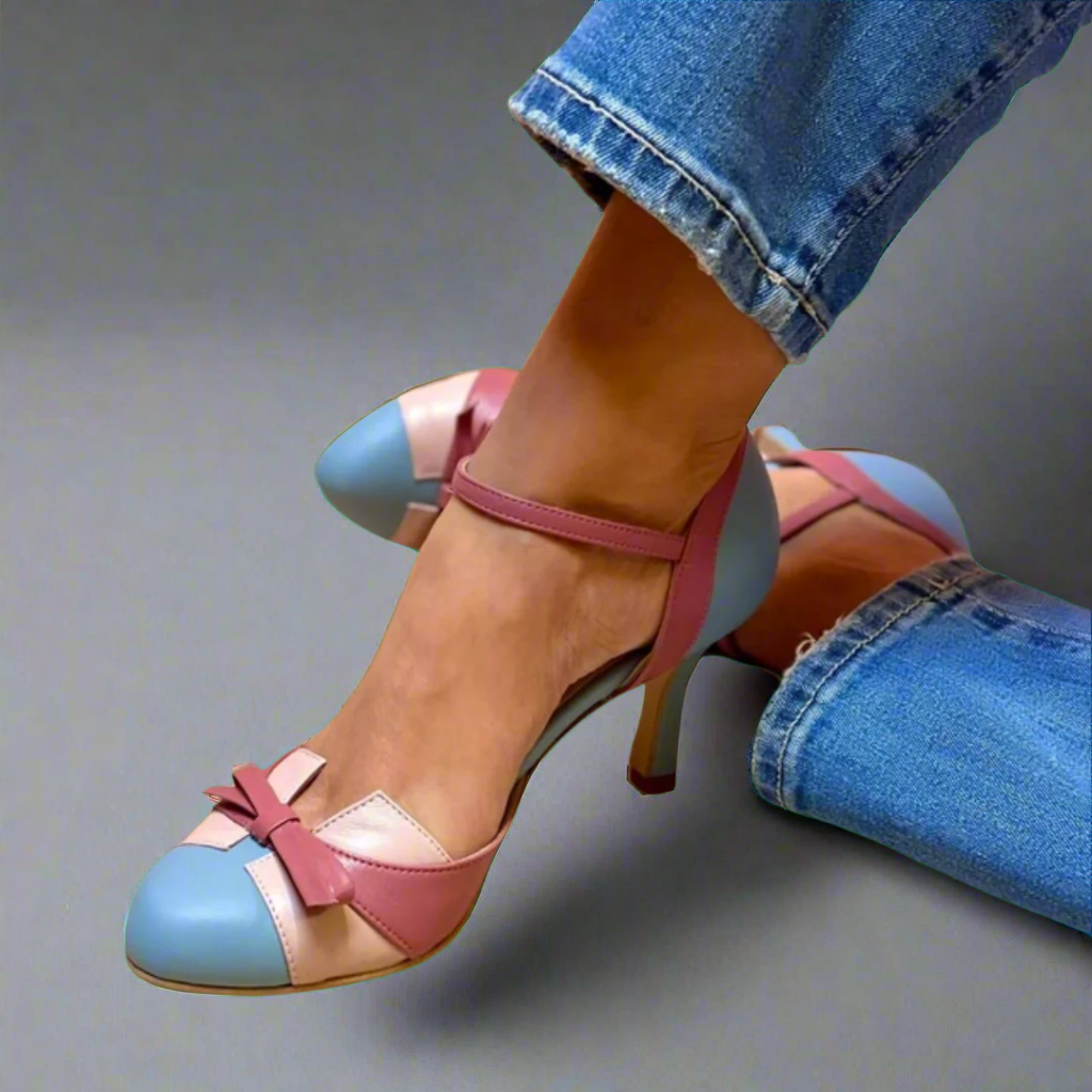 Isabella™ Bow Detail Mid Heel Shoes