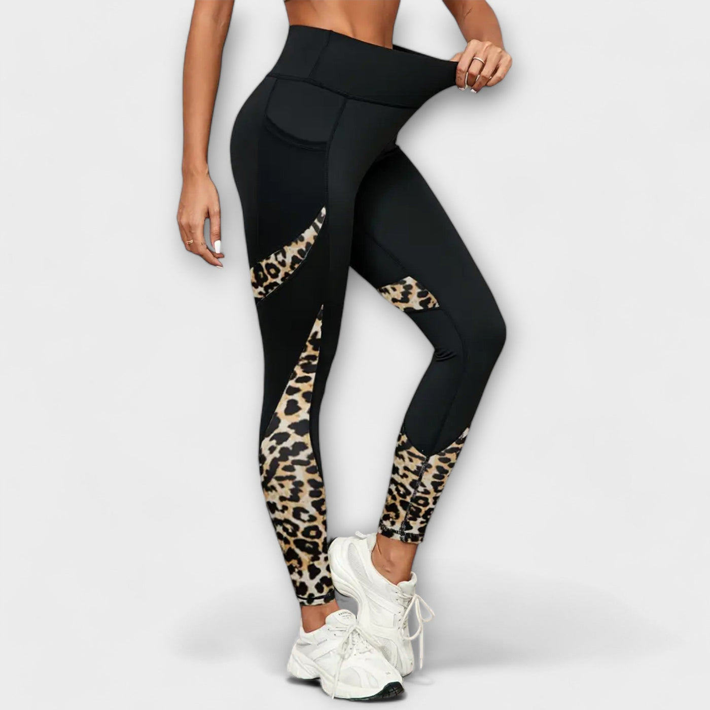 High-Waisted Leopard Print Leggings