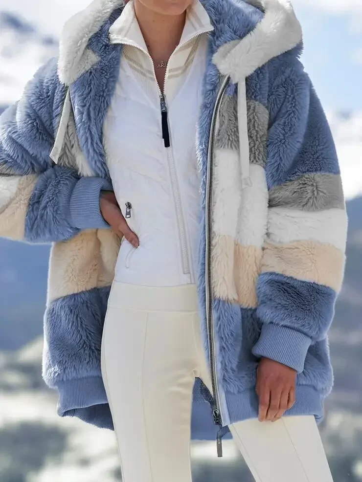 Isabella™  Women's Winter Jacket with Hood and Zipper
