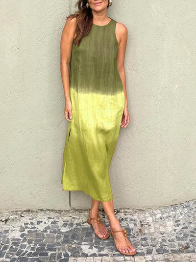 Isabella™ Sleeveless Ombre Midi Dress