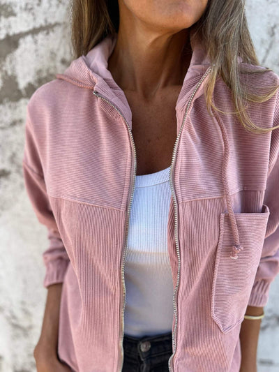 Isabella™  Casual jacket with hood and zip