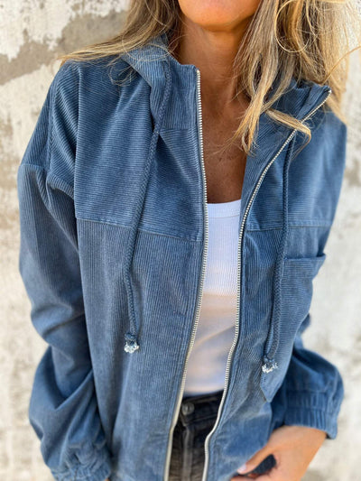 Isabella™  Casual jacket with hood and zip