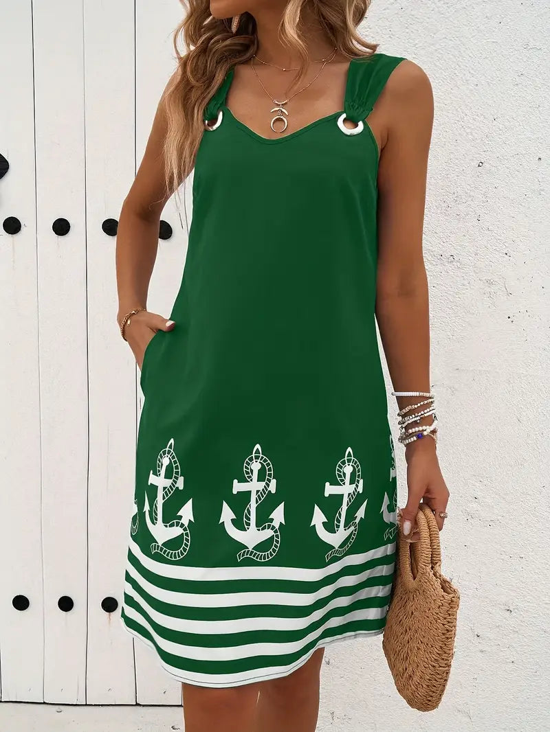 Isabella™  Nautical Ring Strap Dress