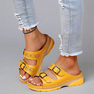 Verharda | Orthopaedic Leather Sandals with Instant Comfort