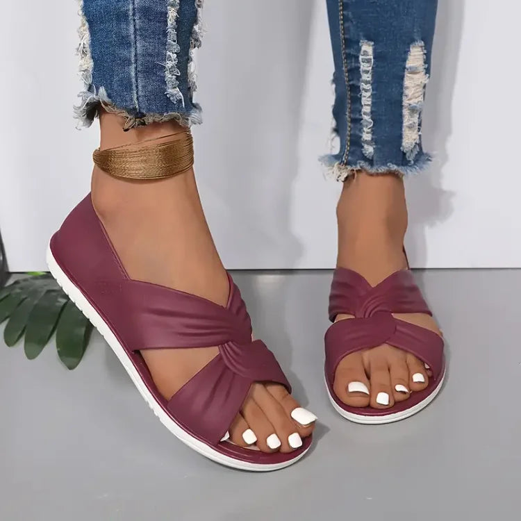 Beatrice | Orthopaedic Sandals with Stylish Bow
