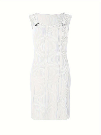 Isabella™ Textured Ring-Detail Dress