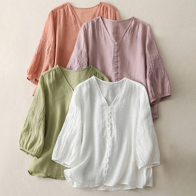 Renna – Linen Blouse