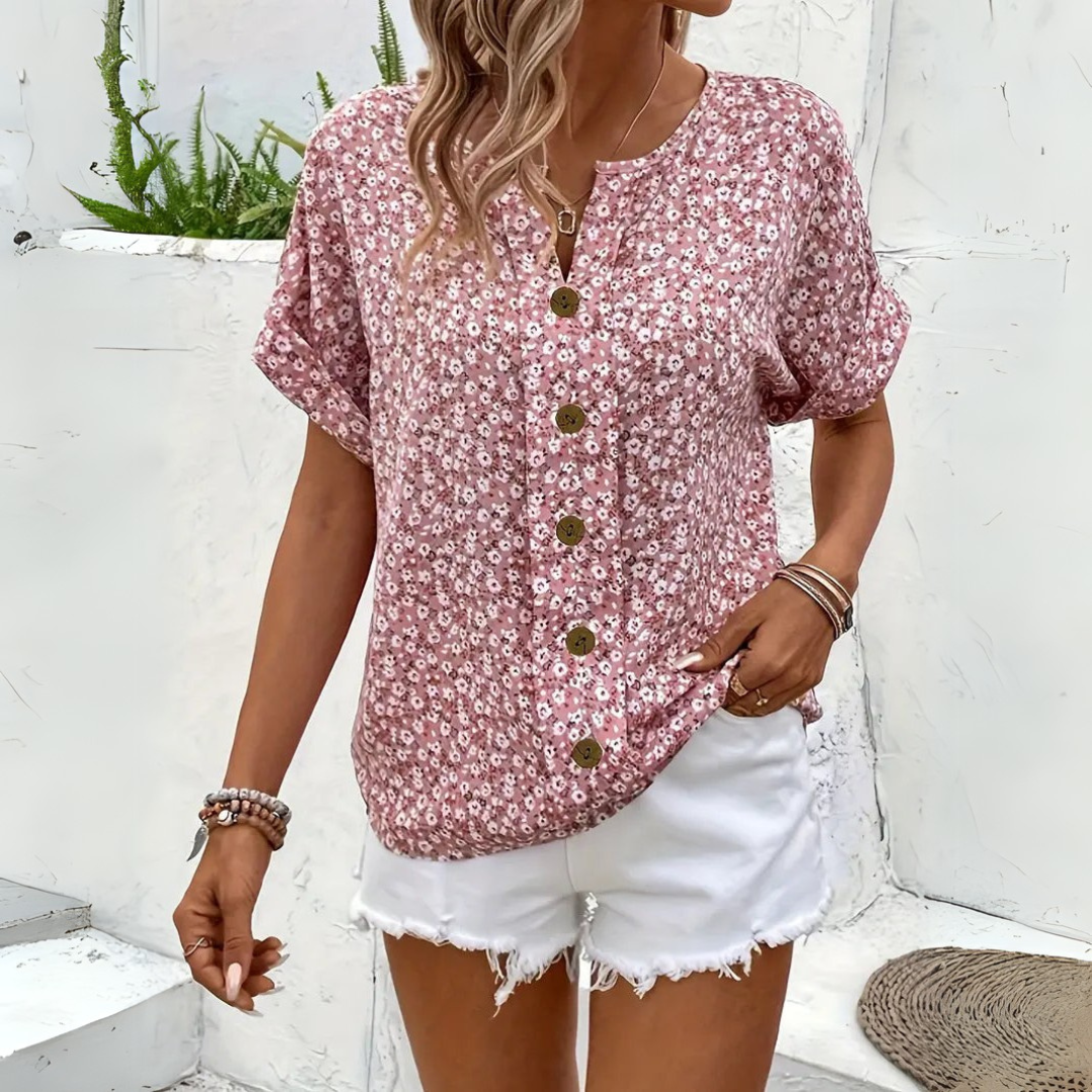 isabella™ | Stylish summer shirt with buttons