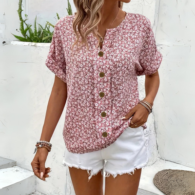 isabella™ | Stylish summer shirt with buttons