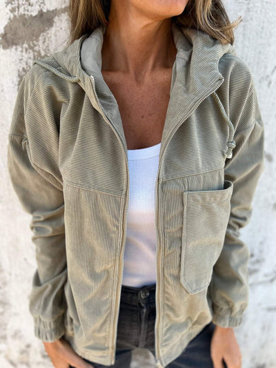 Isabella™  Casual jacket with hood and zip