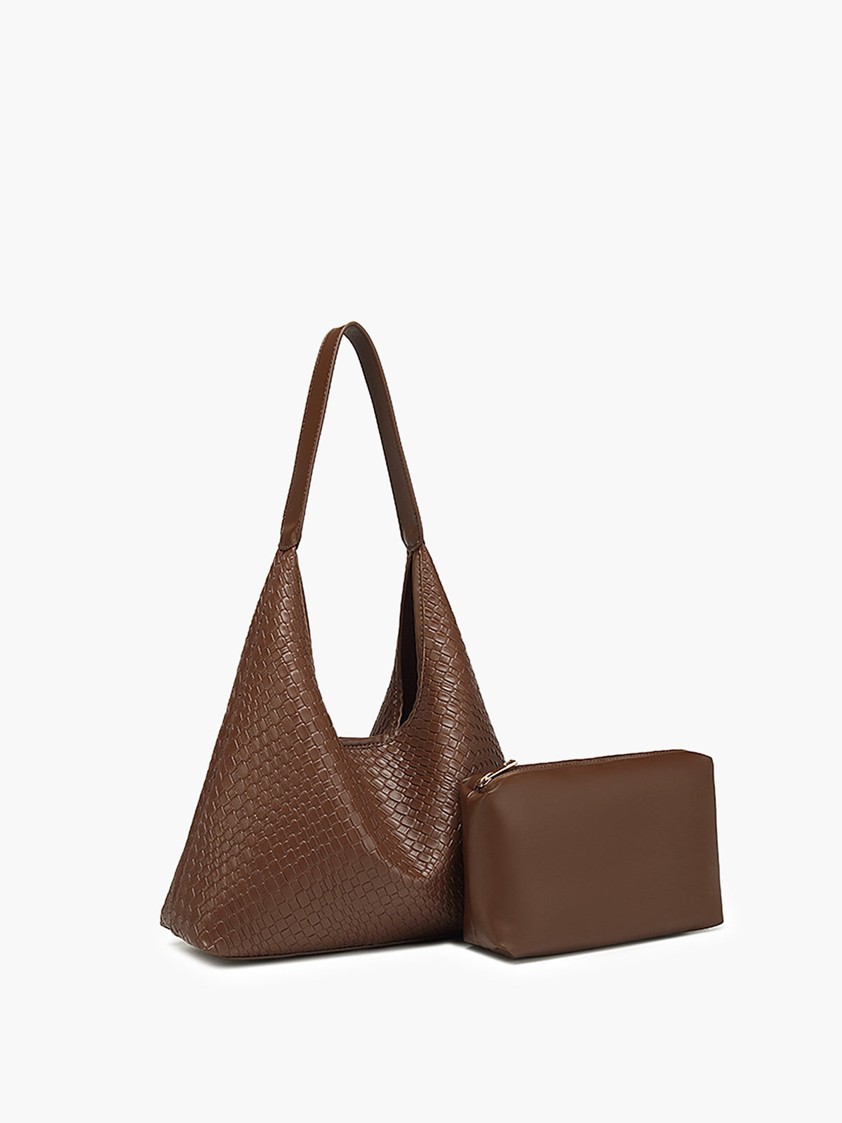isabella™ Large Capacity Woven Shoulder Bag