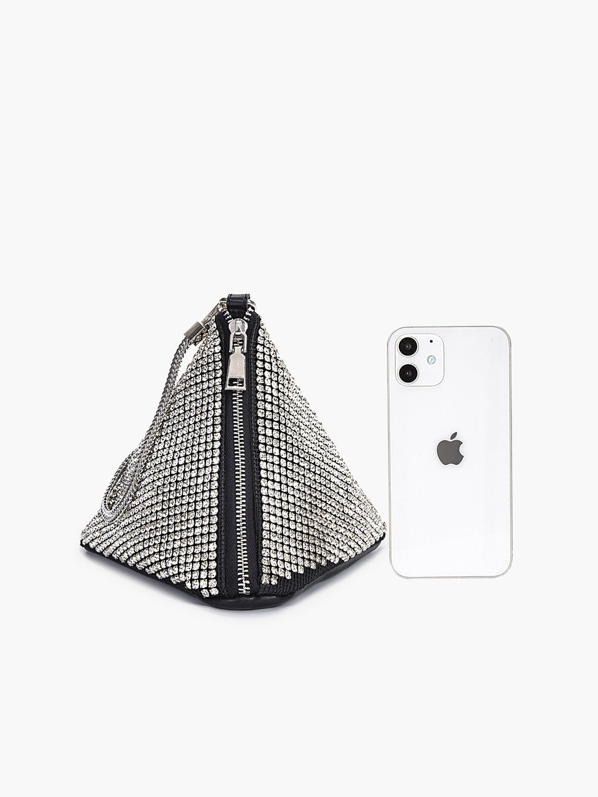 isabella™ Rhinestone Triangle Mini Bag