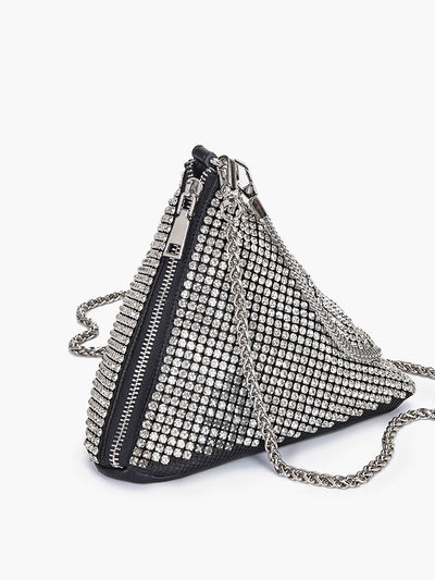 isabella™ Rhinestone Triangle Mini Bag