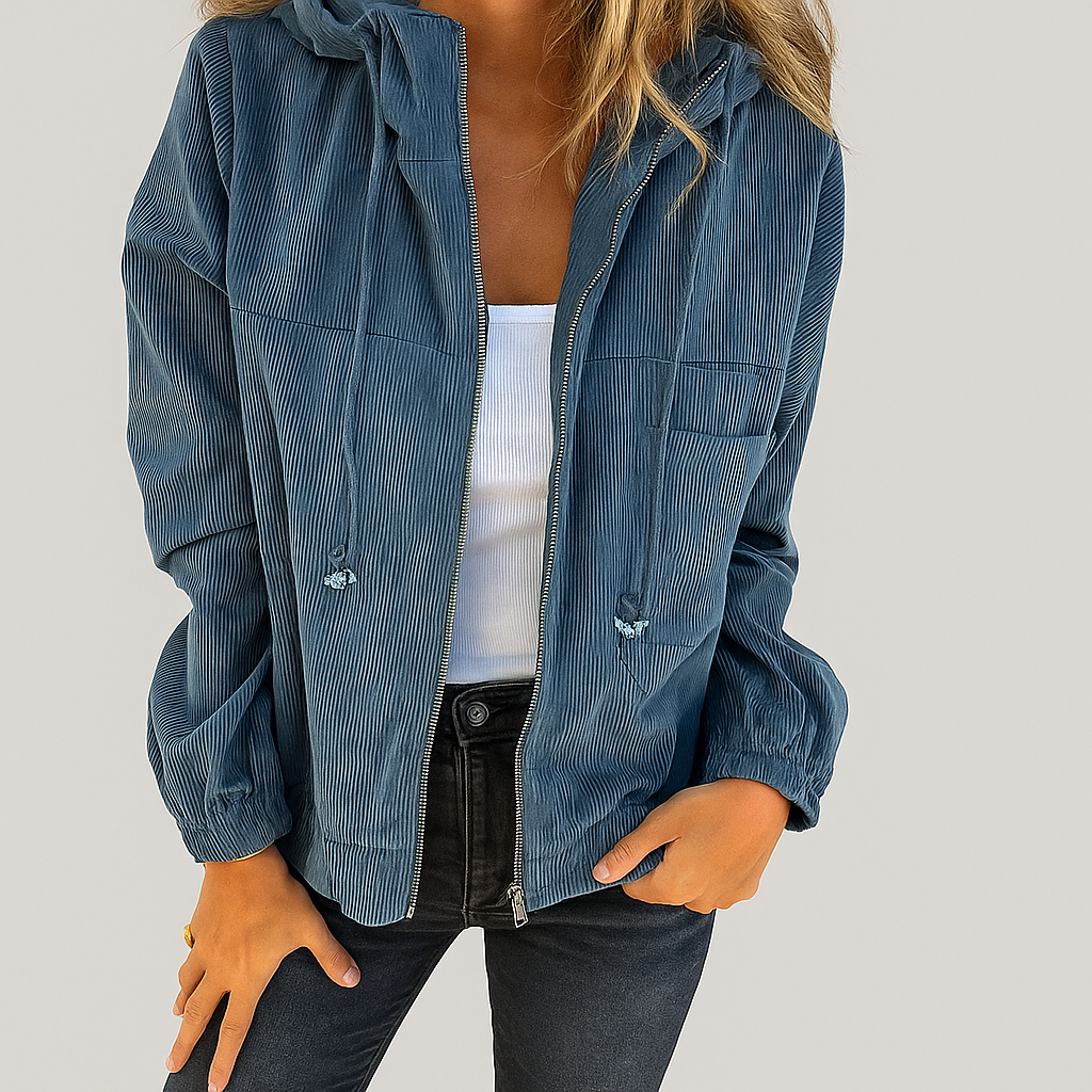 Isabella™  Casual jacket with hood and zip