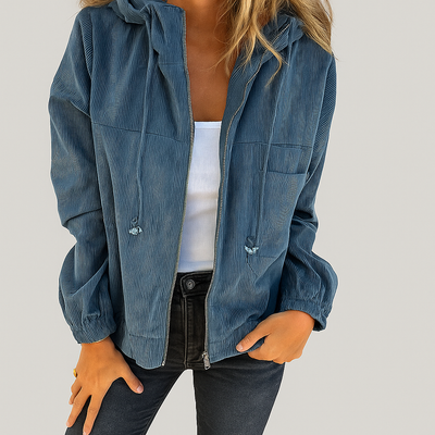 Isabella™  Casual jacket with hood and zip