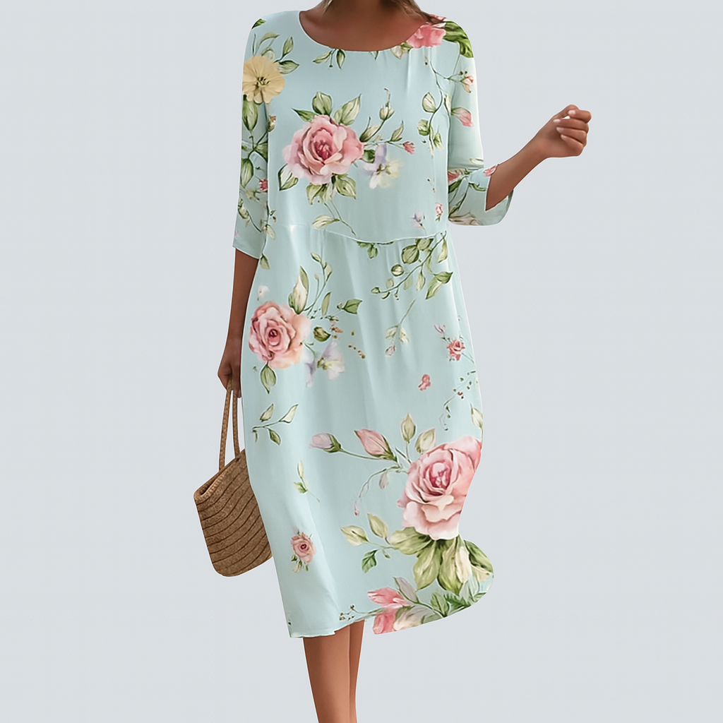Isabella™ - Elegant Floral Dress