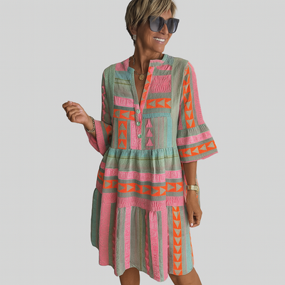 Isabella™ Bohemian Tiered Tunic Dress