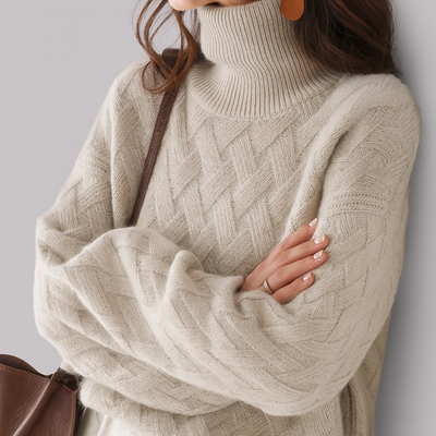 Cherry - Autumn Turtleneck Jumper