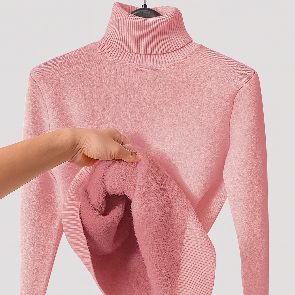 Zoe - Soft Turtle Neck Pullover Jumper