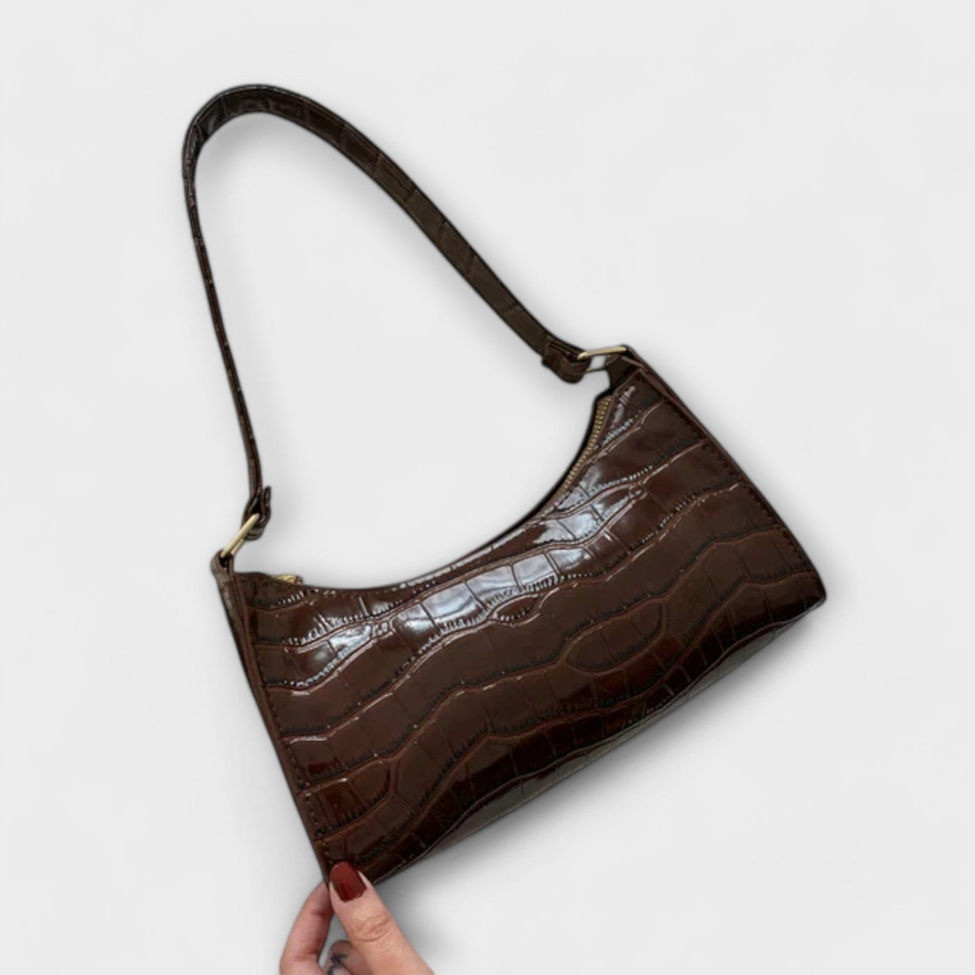 Thorne - Shiny Leather Bag