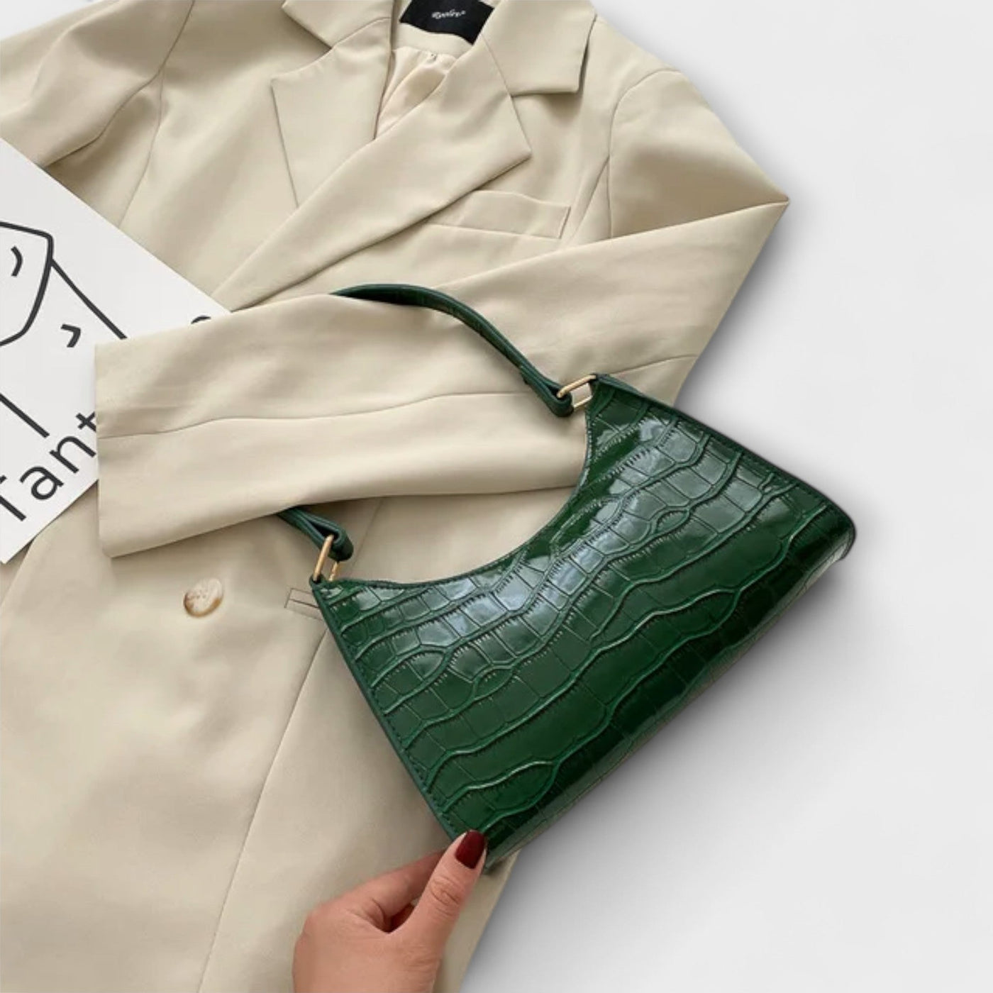 Thorne - Shiny Leather Bag