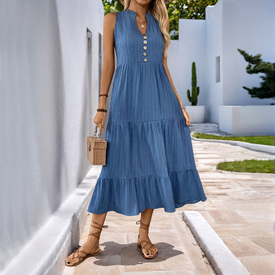 Isabella™ Sleeveless Tiered Midi Dress