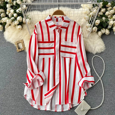Eira – Striped Button-Up Shirt