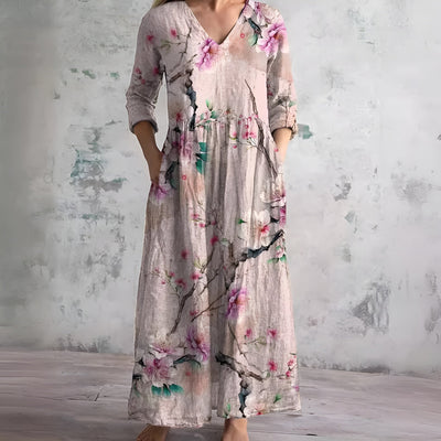 Isabella™ Floral Print Maxi Dress