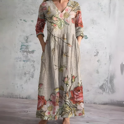 Isabella™ Floral Print Maxi Dress