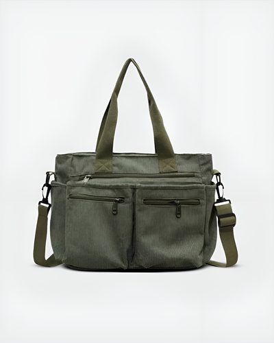 isabella™ Corduroy Utility Tote Bag