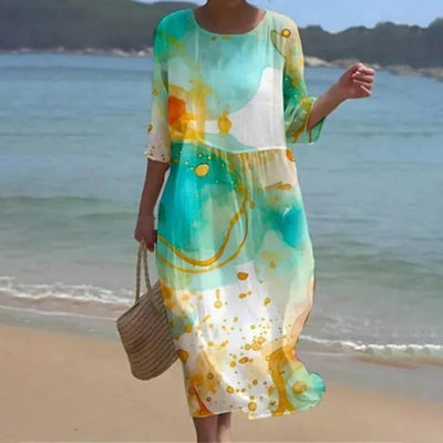 Isabella™ - Elegant Floral Dress