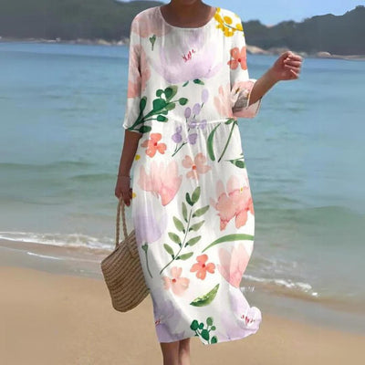 Isabella™ - Elegant Floral Dress