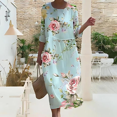 Isabella™ - Elegant Floral Dress