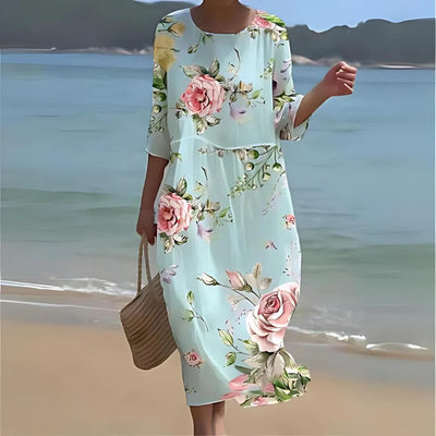 Isabella™ - Elegant Floral Dress