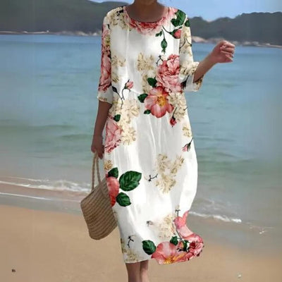 Isabella™ - Elegant Floral Dress