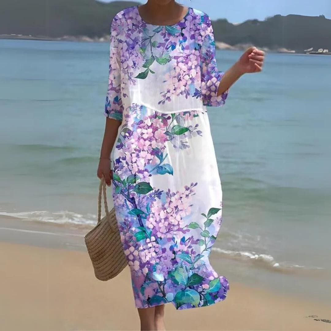 Isabella™ - Elegant Floral Dress