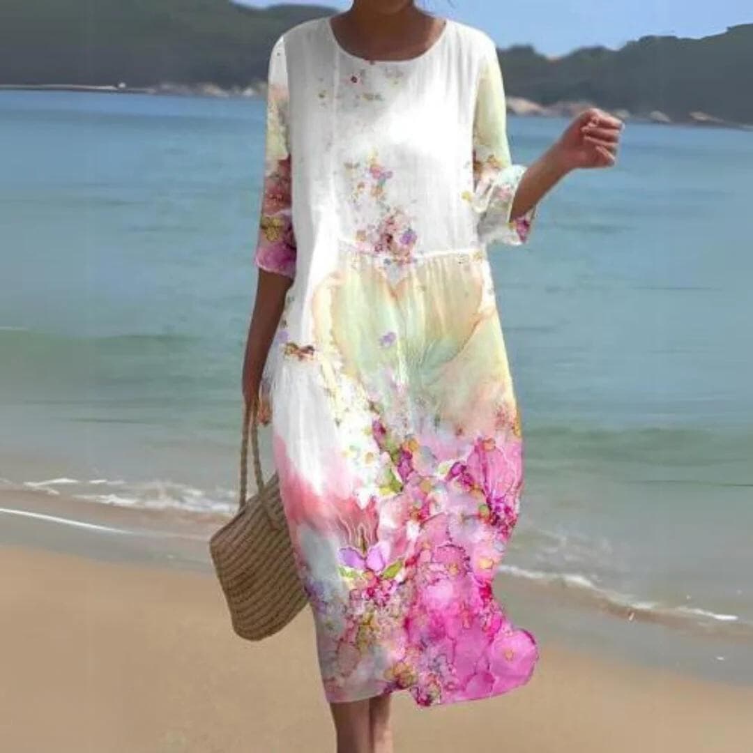 Isabella™ - Elegant Floral Dress