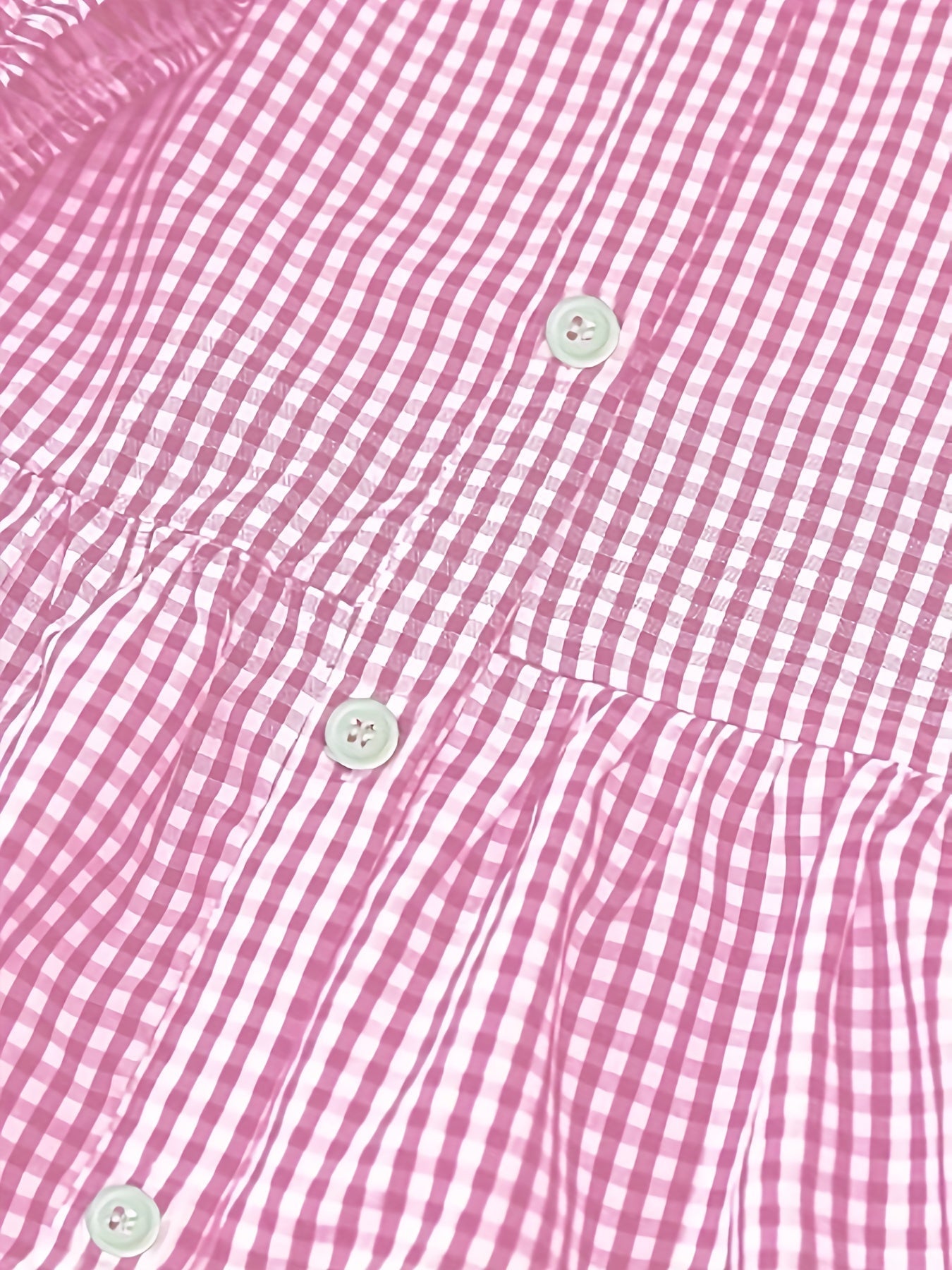Isabella™ Gingham Button-Up Tiered Dress