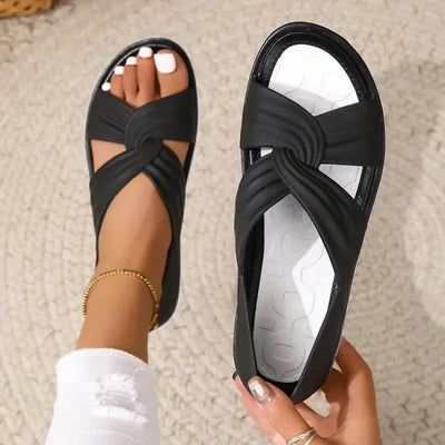 Beatrice | Orthopaedic Sandals with Stylish Bow