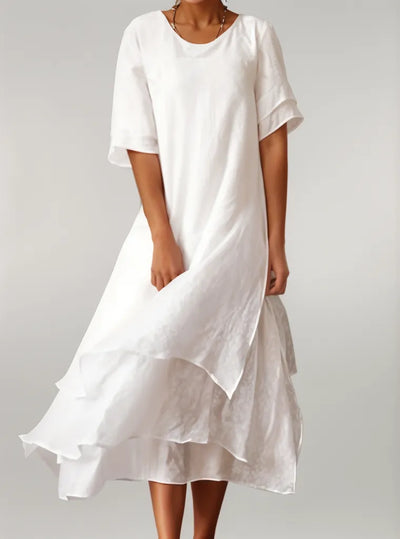 Isabella™ Layered Flowy Midi Dress