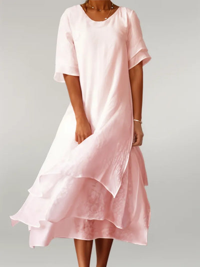 Isabella™ Layered Flowy Midi Dress