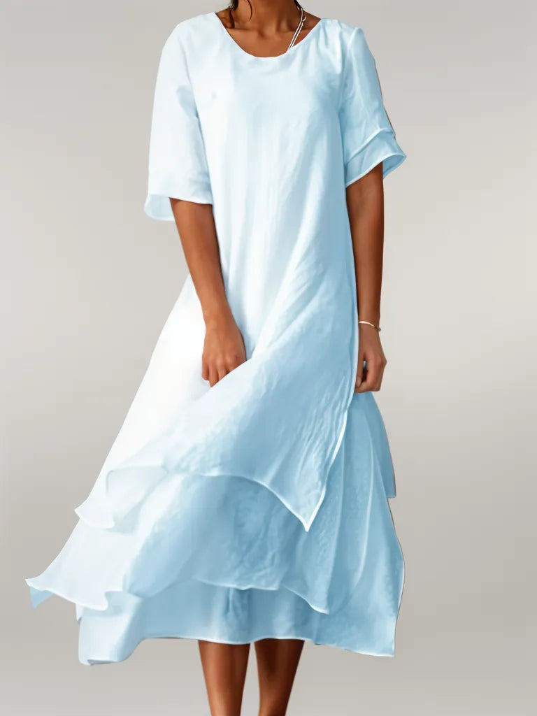 Isabella™ Layered Flowy Midi Dress