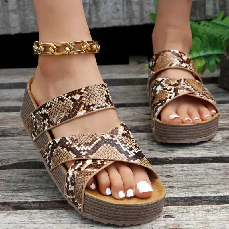 Martine™ | Orthopaedic leather sandals made from high-quality materials