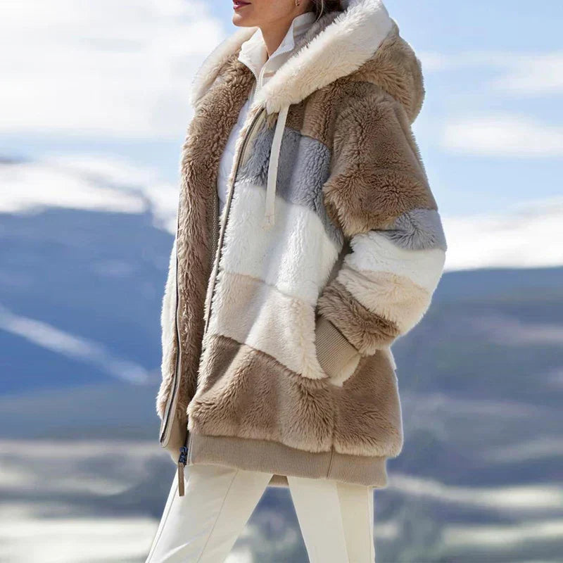 Isabella™  Women's Winter Jacket with Hood and Zipper