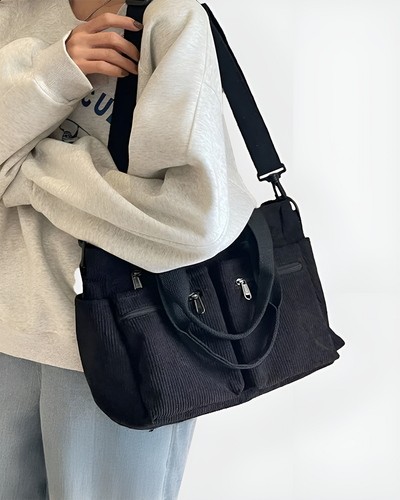 isabella™ Corduroy Utility Tote Bag