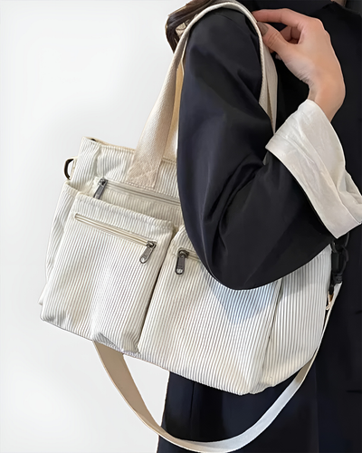 isabella™ Corduroy Utility Tote Bag